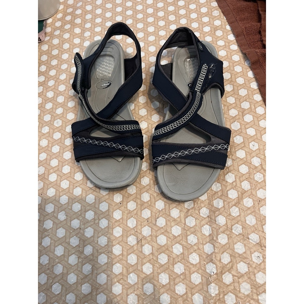 Dr Scholls Women's Blue Gel Cushion Sandals Size 8